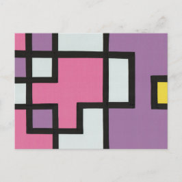 【mapper #2】ポストカード  抽象画　モダン　レトロ vykort