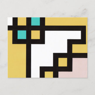 【mapper #4】ポストカード 抽象画 モダン レトロ vykort