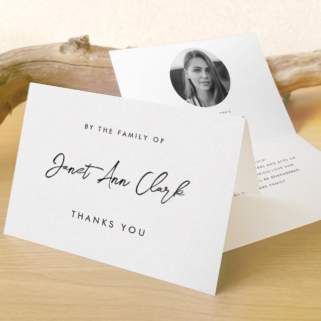 Mappkort för Tack och sympati Anteckningskort (Skapare uppladdad)