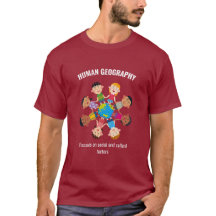 Mappning av humanitet: Maroon Edition Tee