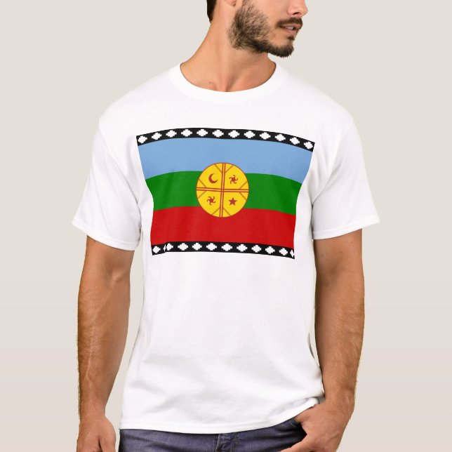 Mapuche flagga t-shirt (Framsida)