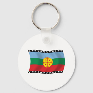 Mapuches Flagg Nyckelring