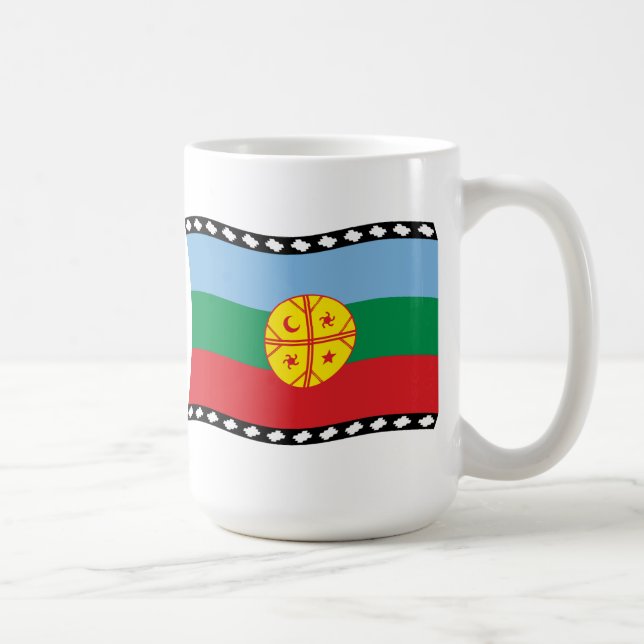 Mapuches Flagga Mugg (Höger)