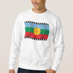 Mapuches Flagga Shirt Lång Ärmad Tröja