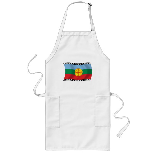 Mapuches flaggförkläde långt förkläde (Framsidan)