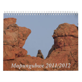Mapungubwe NP RSA djurliv 2011/12 Kalender