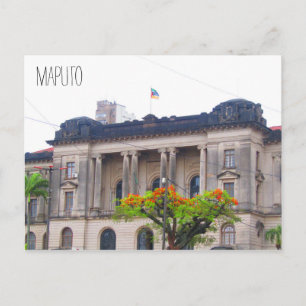 maputo city hall vykort