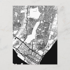 Maputo Mozambique City Map Vykort