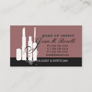Maquillage chic Makeup Artist Cosmetolog MUA Visitkort