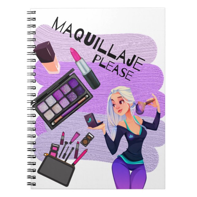 MAQUILLAJE PLEASE ANTECKNINGSBOK (Framsidan)