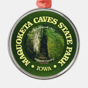 Maquoketa Caves SP Julgransprydnad Metall