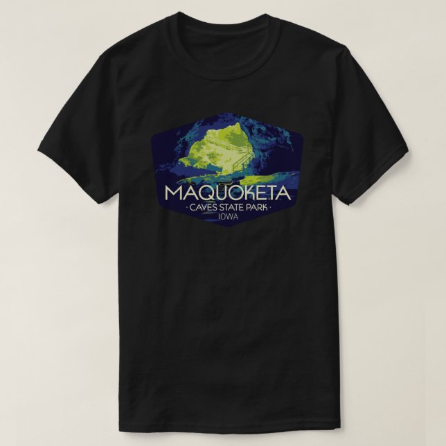 Maquoketa Caves State Park Sticker.png T Shirt (Design framsida)