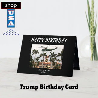 Mar-a-Lago Trump 🎉 Funny 40th Birthday Card Inbjudan