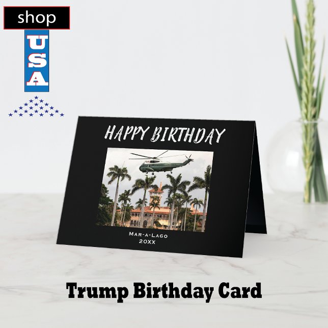 Mar-a-Lago Trump 🎉 Funny 40th Birthday Card Inbjudan (Skapare uppladdad)