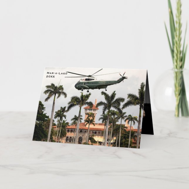 Mar-a-Lago Trump 🎉 Funny 50th Birthday Card Inbjudan (Framsida)