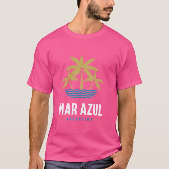 Mar Azul Argentina T Shirt (Framsida)