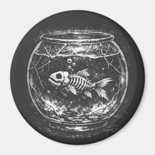 "Mår Bra" - Guld fisk av BurnsInHell Magnet