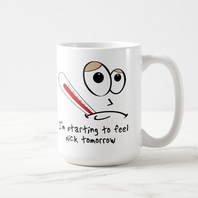 Mår Dåligt I Morgon Rolig Mugg (Höger)