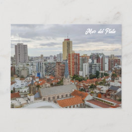 Mar del Plata, Argentina, City View Vykort