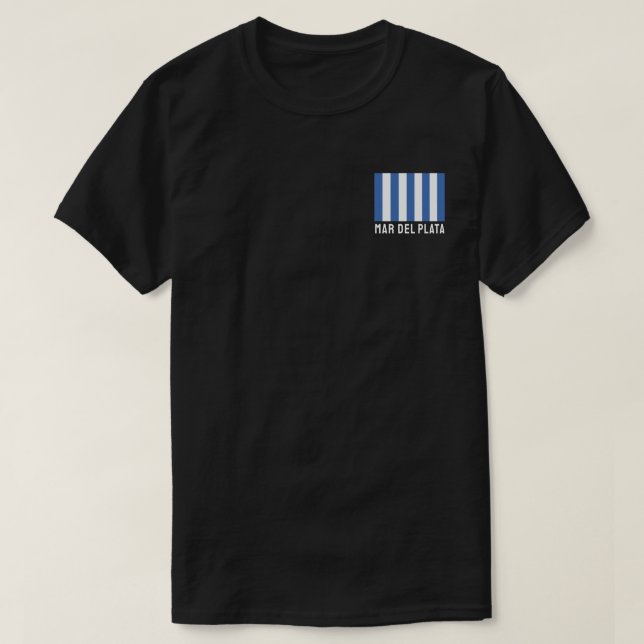 Mar del Plata (Flagga), Argentina T Shirt (Design framsida)
