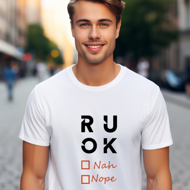 Mår du bra? R u ok T Shirt (Skapare uppladdad)