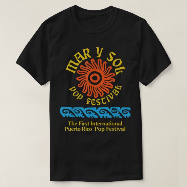 Mar y Sol Pop-festival T Shirt (Design framsida)