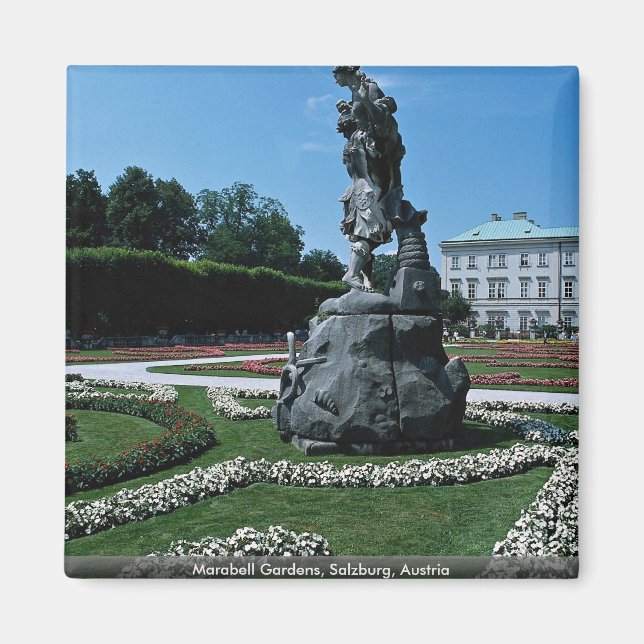Marabell Gardens, Salzburg, Österrike Magnet (Framsidan)