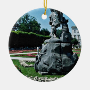 Marabell trädgårdar, Salzburg, Österrike blommo Julgransprydnad Keramik
