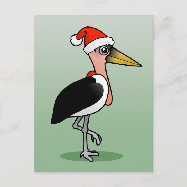 MarabouStork Santa Helg Vykort (Framsida)