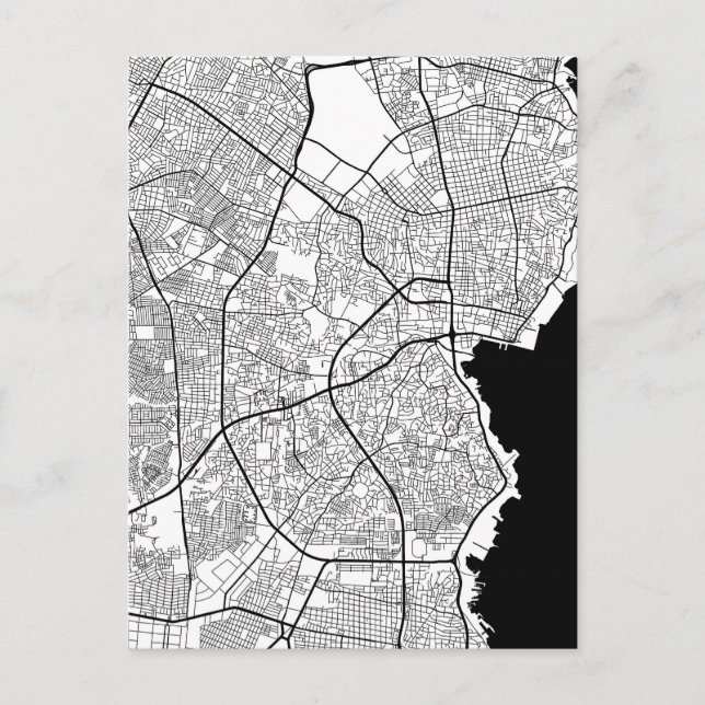 Maracaibo Venezuela Map Vykort (Framsida)