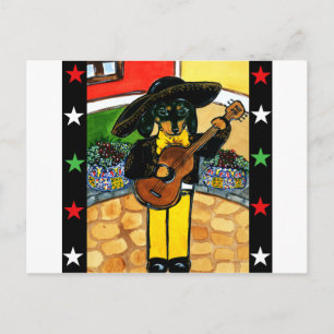 Marachi Doxie Vykort