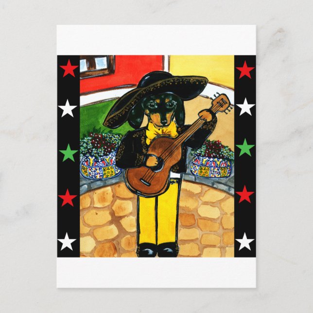 Marachi Doxie Vykort (Framsida)