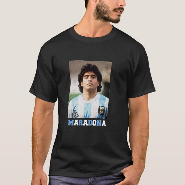 Maradona Argentina 1986 T Shirt (Framsida)