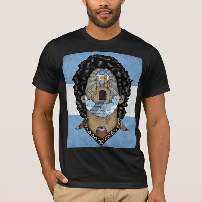 Maradona Argentina T Shirt (Framsida)