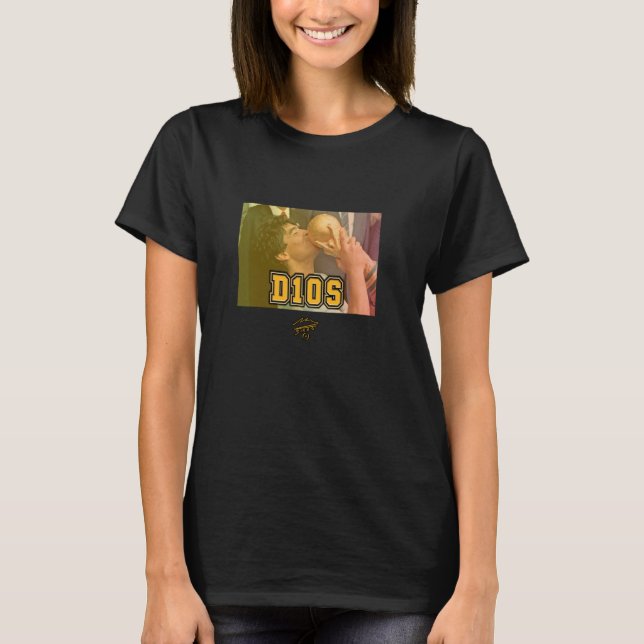 Maradona Kyssar Cupen T Shirt (Framsida)