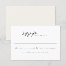 MARAH Classic Elegant Modern Minimal OSA-vykort