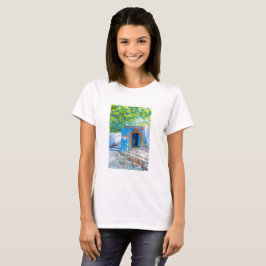 Marakech, vacker moroccan city-färg t shirt