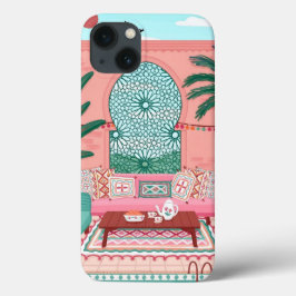 Marakech, vacker moroccan-målarfärg iphone case