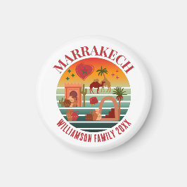 MARAKKESH Marocko Family Vacation Souvenir Magnet