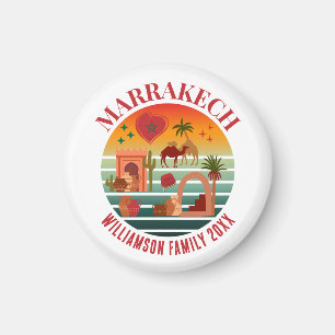 MARAKKESH Marocko Family Vacation Souvenir Magnet