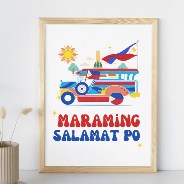 Maraming Salamat Poster Filipino Wall Art (Skapare uppladdad)