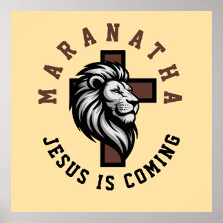 Maranatha Jesus kommer Poster