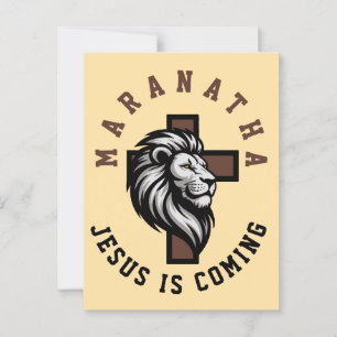 Maranatha Jesus kommer Vykort