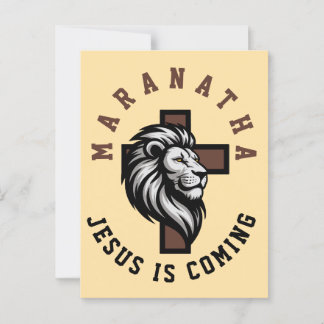 Maranatha Jesus kommer Vykort