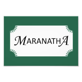 Maranatha! Kom Quickly, Lord Jesus Christian Fototryck