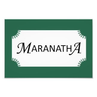 Maranatha! Kom Quickly, Lord Jesus Christian Fototryck