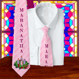 Maranatha Tie #3 of 4 for Advent (3:e veckan: JOY) Slips