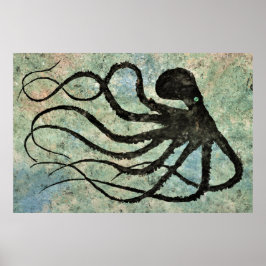Marandas Octopus - 36 x 24 tum Poster