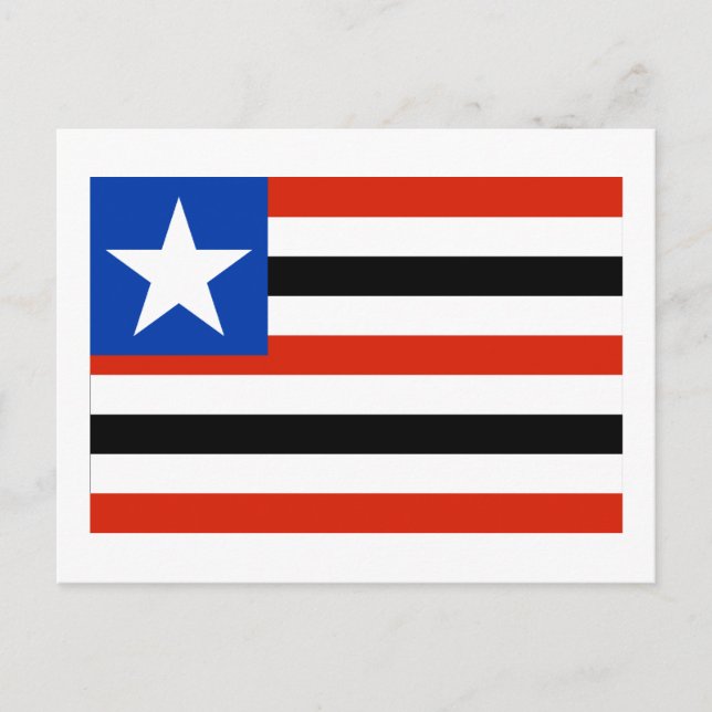 Maranhão, Brasilien, Flagga Vykort (Framsida)