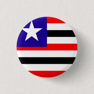 Maranhão den brasilianska statlig flagga knäppas knapp